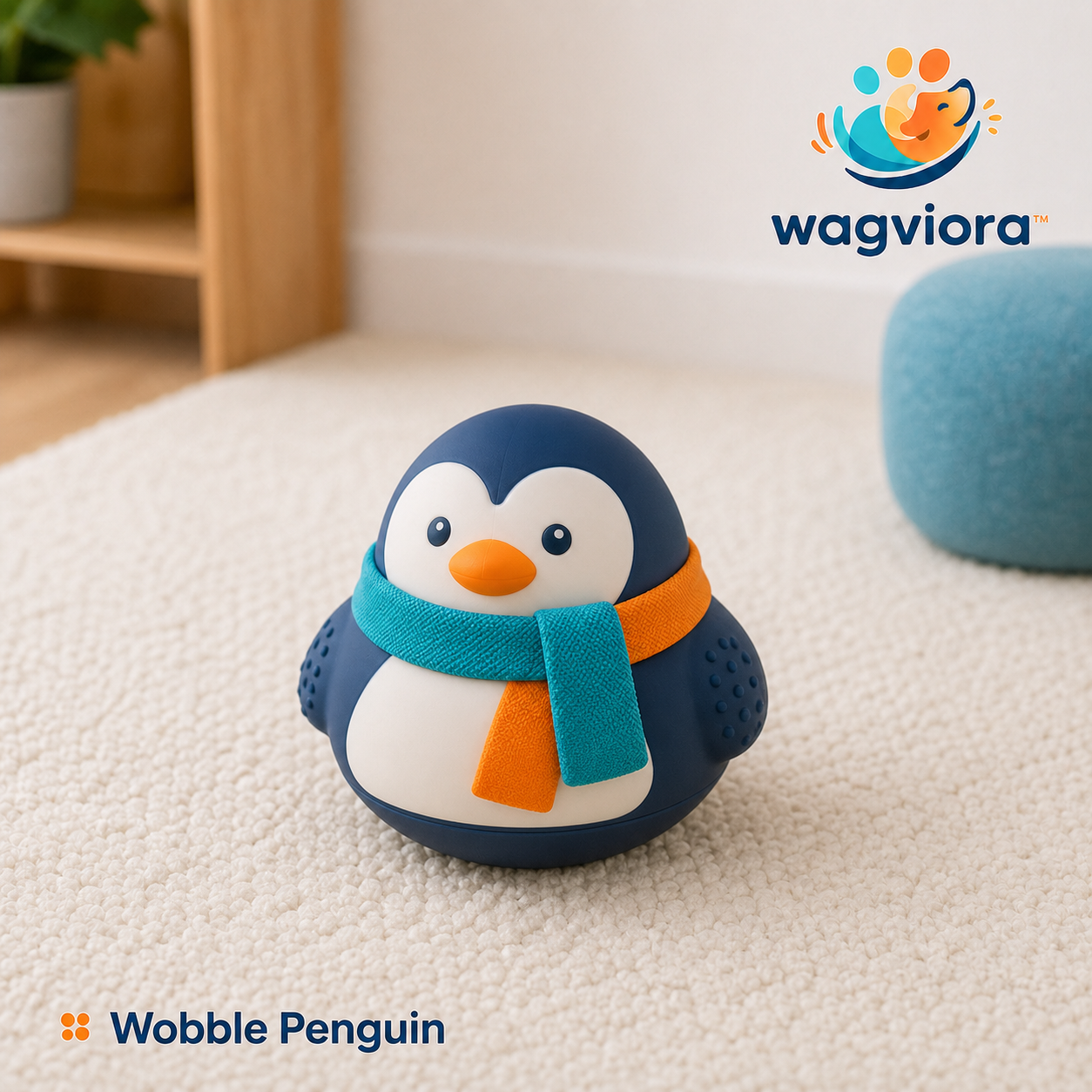 Wagviora™ Wobble Penguin Balance Toy
