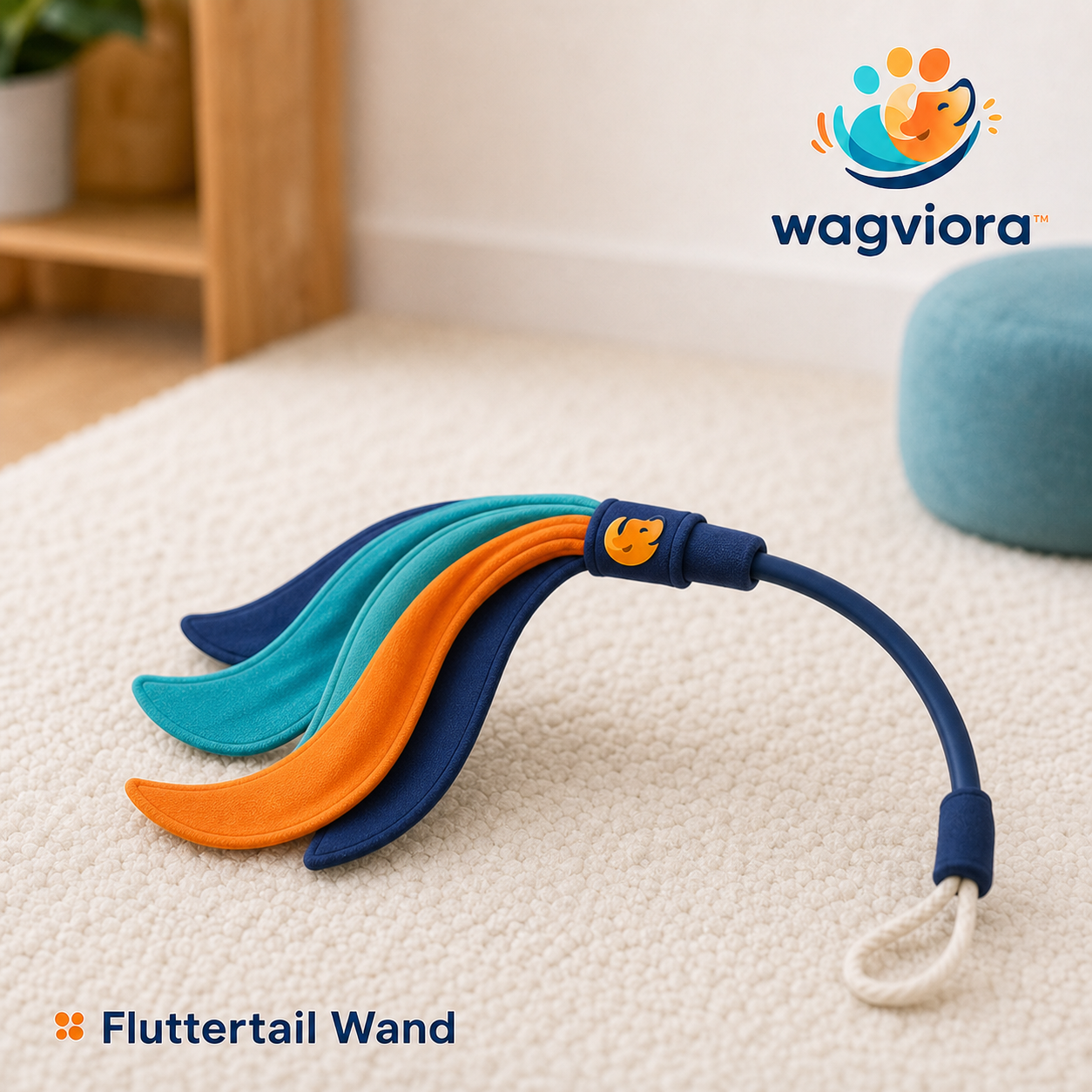 Wagviora™ Fluttertail Motion Wand